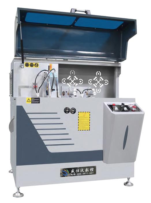 鋁門窗角碼自動切割鋸