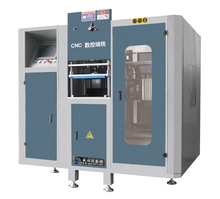 鋁幕墻五軸自動走刀式銑榫機(jī)